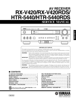 Yamaha HTR-5440-5440-RDS - Service Manual